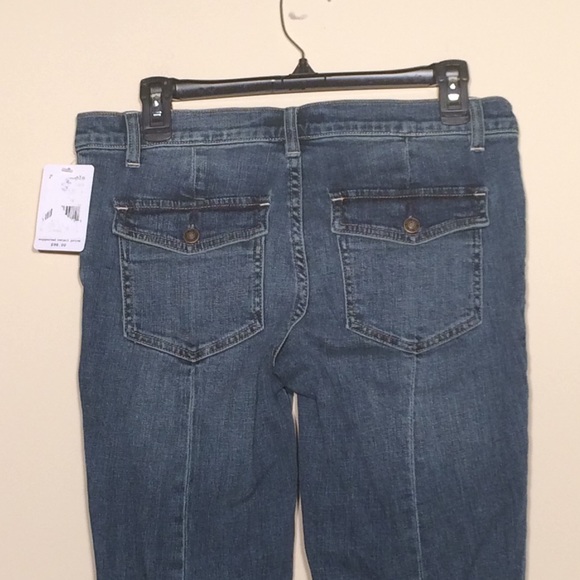 Free People Size 29 jeans. Button fly. Fringe cuff - Picture 4 of 4